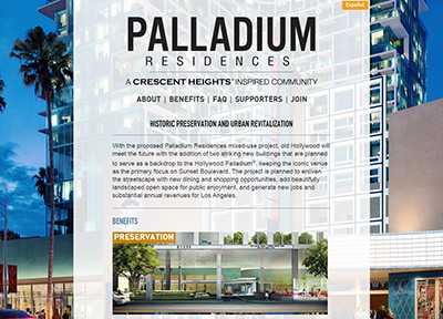 PALLADIUM RESIDENCES BRAND CREATION & OUTREACH